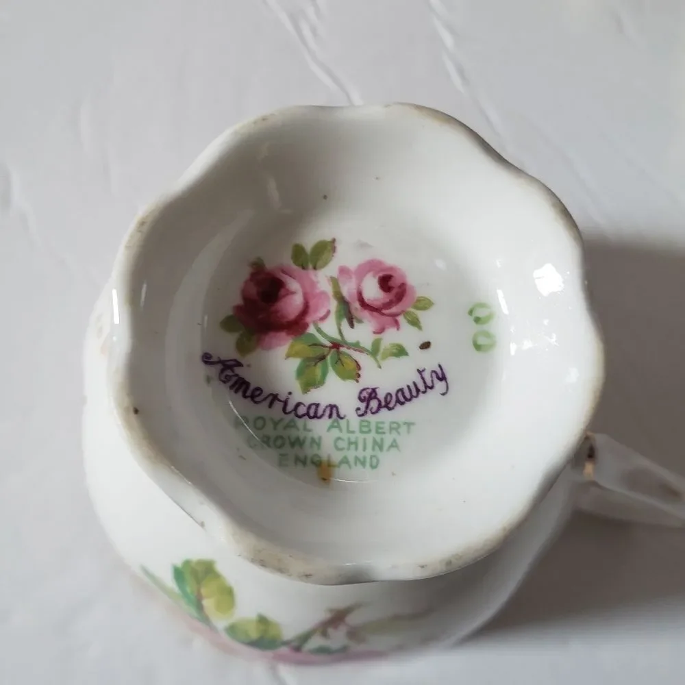 Royal Albert American Crown China Cup & Saucer